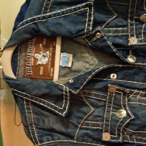 True religion world tour jean jacket